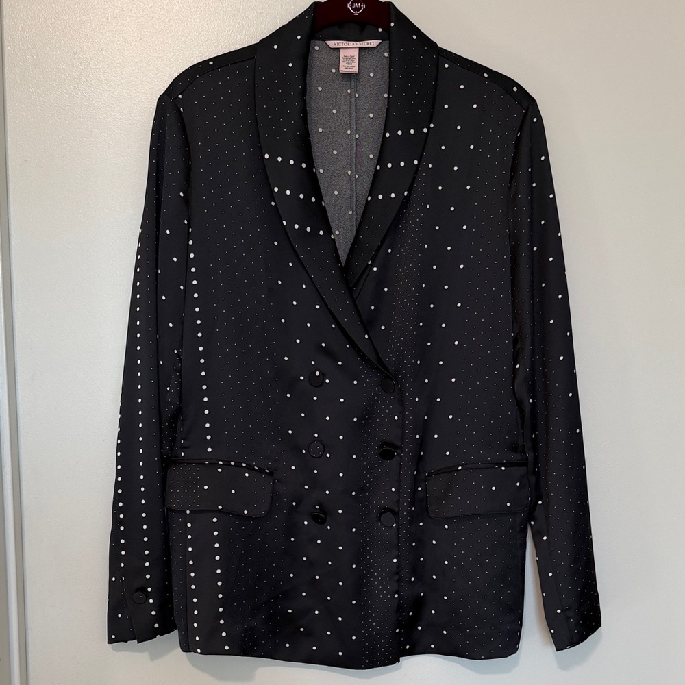 Black Polka Dot Blazer